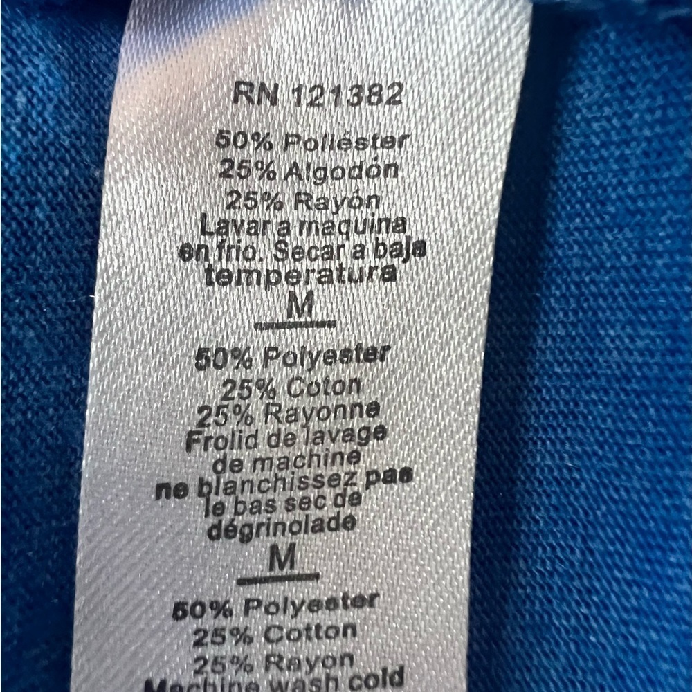 Seeded & Sewn Blue T Shirt Size M Men - Picture 8 of 8